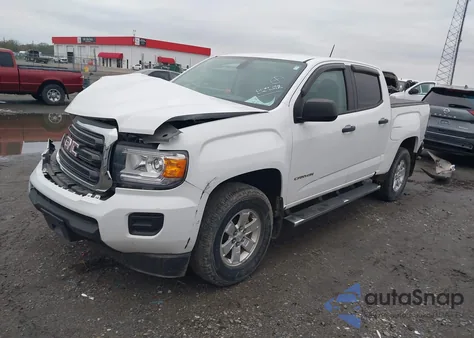 2017 GMC Canyon из США, поврежденный, VIN 1GTG5BEN6H1273868